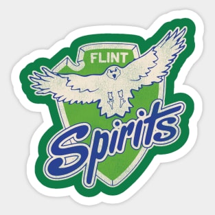 Defunct Flint Spirits Hockey Team Sticker